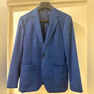 Bonobos - Men's Blue Checkered Blazer